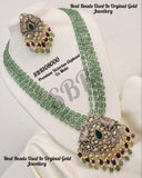 Sarangini , Precious Victorian Beads Elephant Design Long Mala For Women-SAY001VM