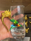 Golden Zodiac Shot Glasses with flask jug-SKD001GSC