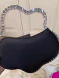 Amoeba Designer Diamond Clutch Bag For Women-PRIYA001DC