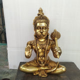 Jai Bajrang Bali , Big Size Lord Hanumanji Statue in Brass-DEV001HSB