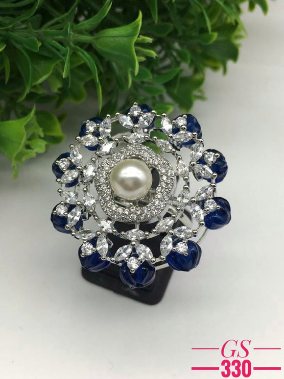 Blue Stone Ring Women Jewelry | Women Blue Stone Luxury Ring | Blue Ring  Stone Silver - Rings - Aliexpress