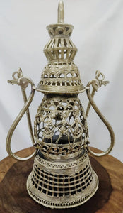 Dhokra Art Handmade Lantern made of original brass-GRIH001DA