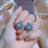 Rosati , Snowflake Zirconia Pendent Set for Women-DUB001PS