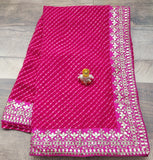 New Pink  Mothda Designer Saree -MADHI001PS