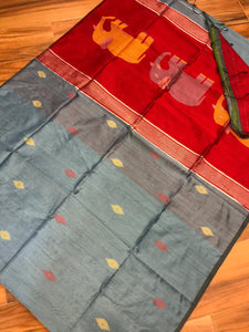 Handloom special  Cotton silk all-over  butta design Saree for women -AMAZE001CSL