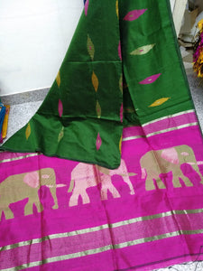 Handloom special  Cotton silk all-over  butta design Saree for women -AMAZE001CSK