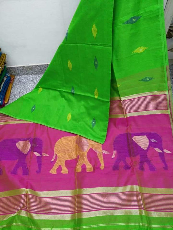 Handloom special  Cotton silk all-over  butta design Saree for women -AMAZE001CSD