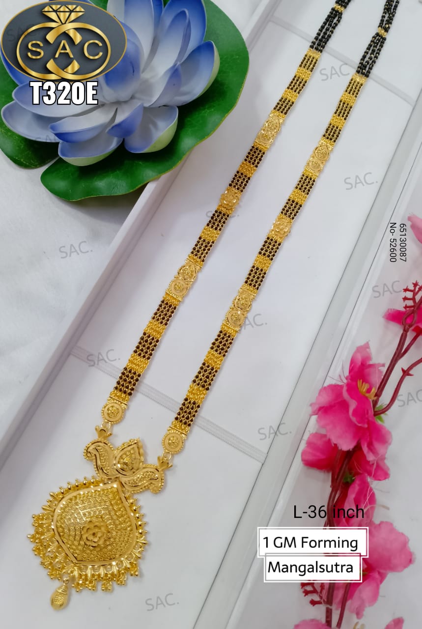 Gold Mangalsutra Designs Sonchafa Gram Jewellery With Price Long