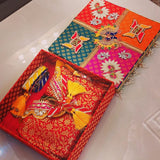 Wrapon for the Holy book Bhagvad Gita with Decorated  Box Packing-MK001HB