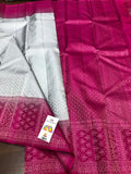 Madhu Bala  , Pure Kanjivaram Handloom Pattu Silk Saree for Women-PDS001KSC