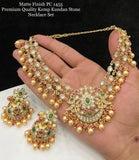 Albeli , Premium Quality Kemp Kundan Stone Necklace Set for Women-SAY001PC
