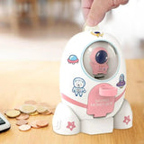 Creative Kids Money Bank Portable Rocket Coin Bank Money Management Toys With Stickers-ANUB001MM