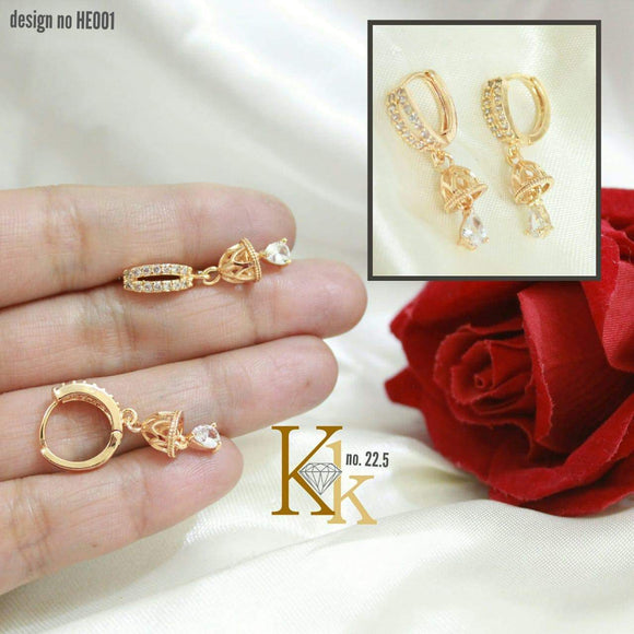 Elegant Gold Earrings  for Women KK01