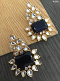 Kundan earrings with  stones