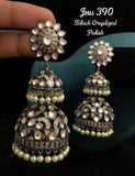 Designer jumkas with Pearls and Kundan for Women