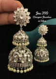 Designer jumkas with Pearls and Kundan for Women