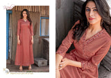 MEHR COTTON KURTI  WITH EMBROIDERY