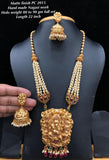 Pearl Nagashi Work Ganesh Necklace set for women