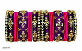 Twinkling Trendy Silk Thread Women's Bangles Sets