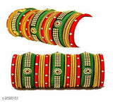 Twinkling Trendy Silk Thread Women's Bangles Sets