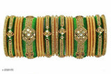 Twinkling Trendy Silk Thread Women's Bangles Sets