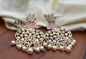 Minakari Earrings for Women
