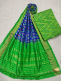 Original Ikat silk Duppatta with Seiko Suit