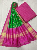 Original Ikat silk Duppatta with Seiko Suit