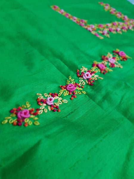 Suit Material with intricate hand Embroidery work –