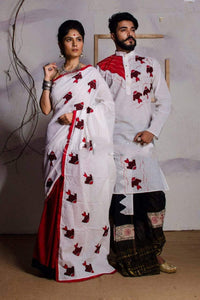 Couple Combo dresses - White & Red