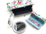 Gift set of Purse, mirror and lipstick case