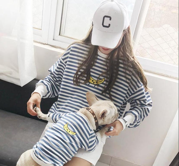 Blue Stripes  Twin with your puppy!