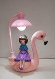 Beautiful flamingo doll lamp