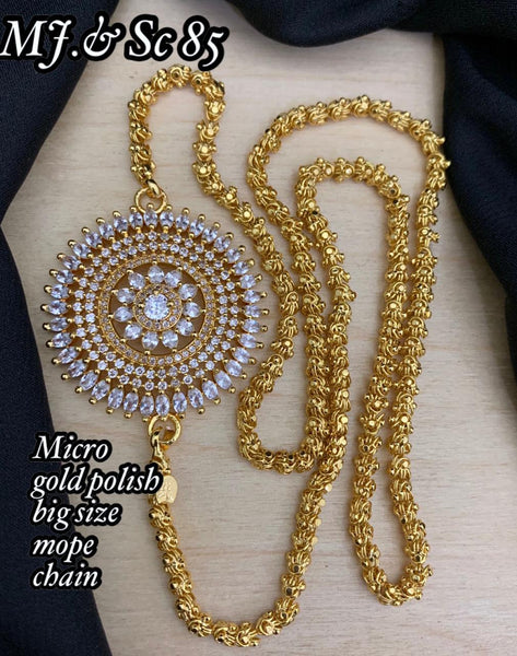 Micro gold polish mope chain –