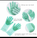 Reusable Silicone Cleaning and Scrubbing Gloves (1 Pair)