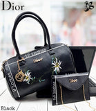 Duffle With Floral Embroidery