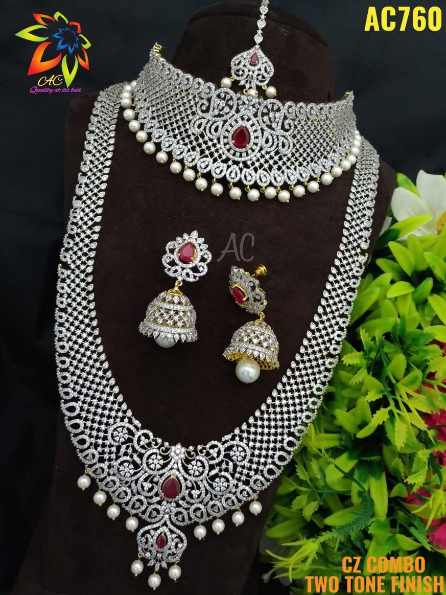 Cz stone Necklace Set for Women –1