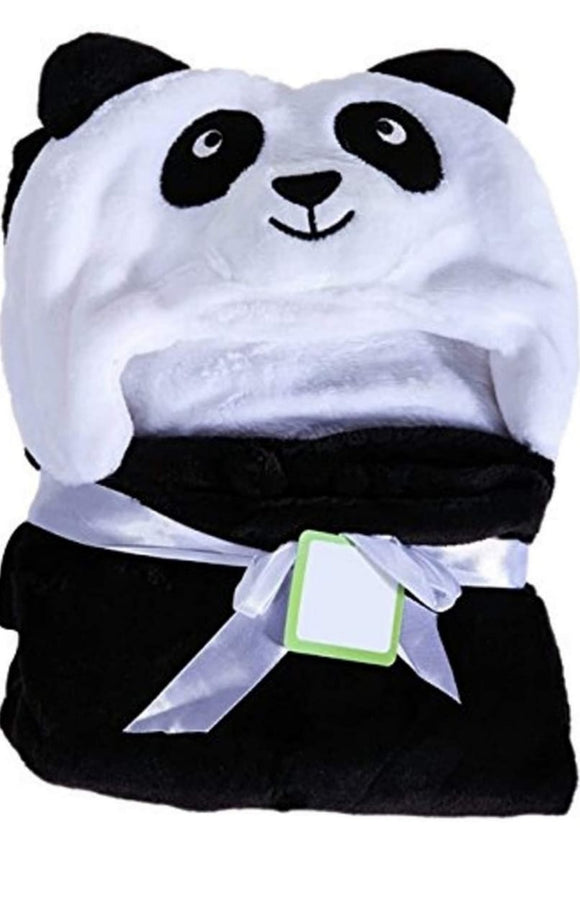 Cute Panda Baby Bath Towels Newborn Bathing Towel