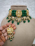 Meenakari choker with beads for women