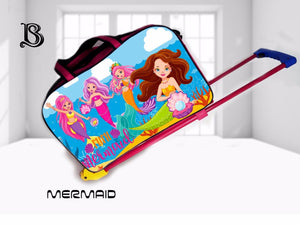 Mermaid Kids Spinner Luggage / Trolley Bag