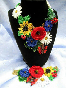 Floral Fantasy Designer Bead Jewellery