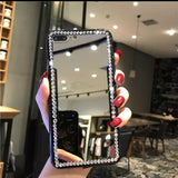 Rhinestone Diamond Studded Mirror look  Mobile case