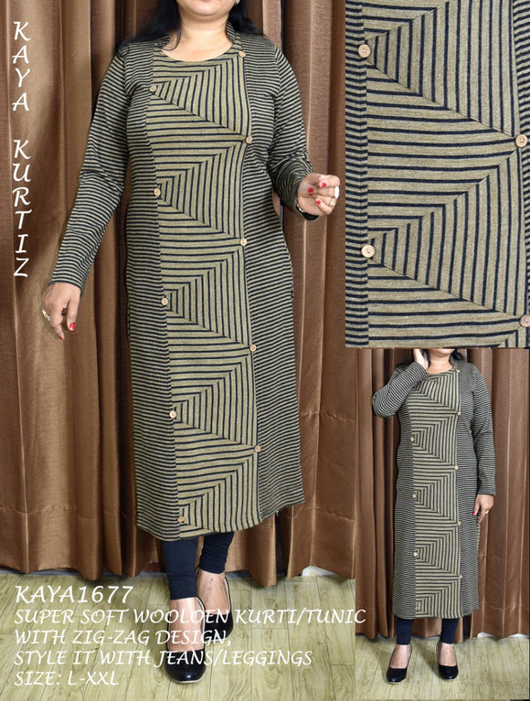 Winter special Kurti With Woolen Shrug at Rs1499Piece in barnala offer by  Ridhi Sidhi Fashion