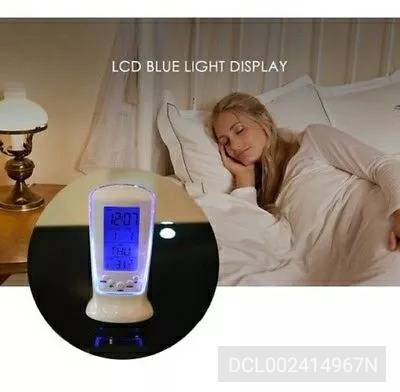 Led Digital Alarm Clock With Electronic Calendar Thermometer