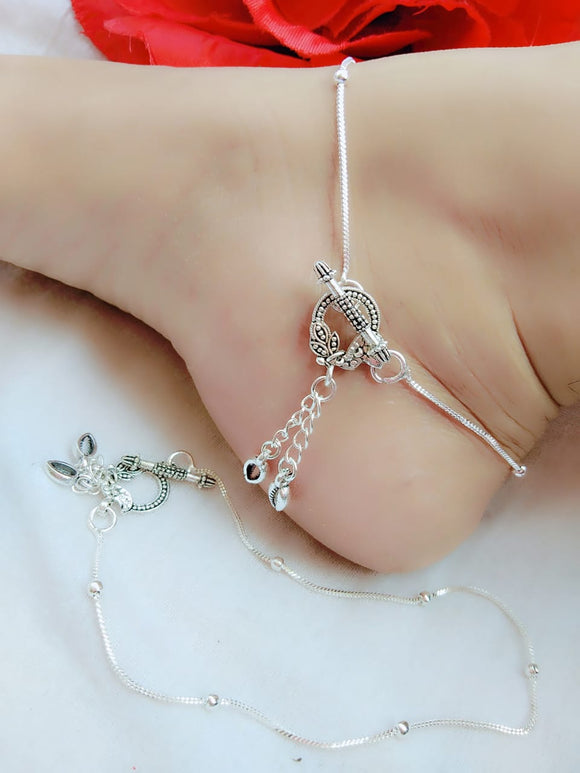 Silver finish Anklets for Women