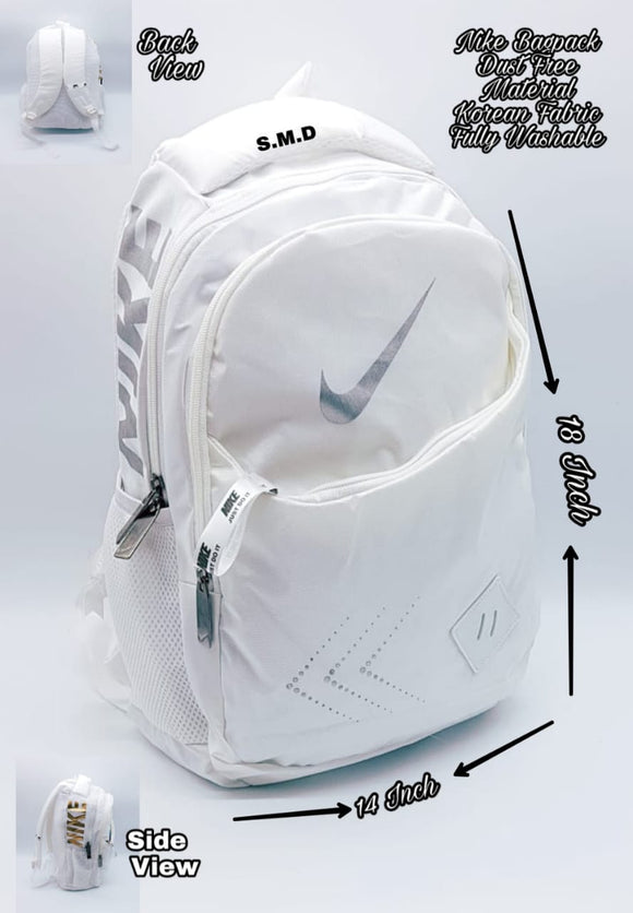 White Backpack for Men