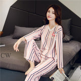 Stripes Stylish Night Suit For Women