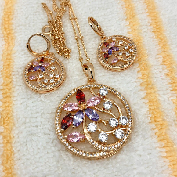 Pendant Set With Chain