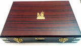 Original wooden luxury jewellery box 8 chains