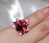PINK LILY RING FOR WOMEN